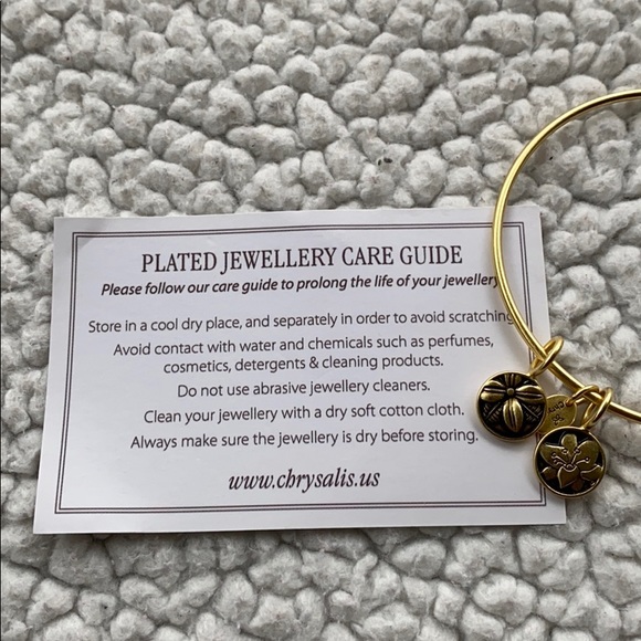 Chrysalis Blossom Orchid Bangle Bracelet, NWT - Picture 4 of 6